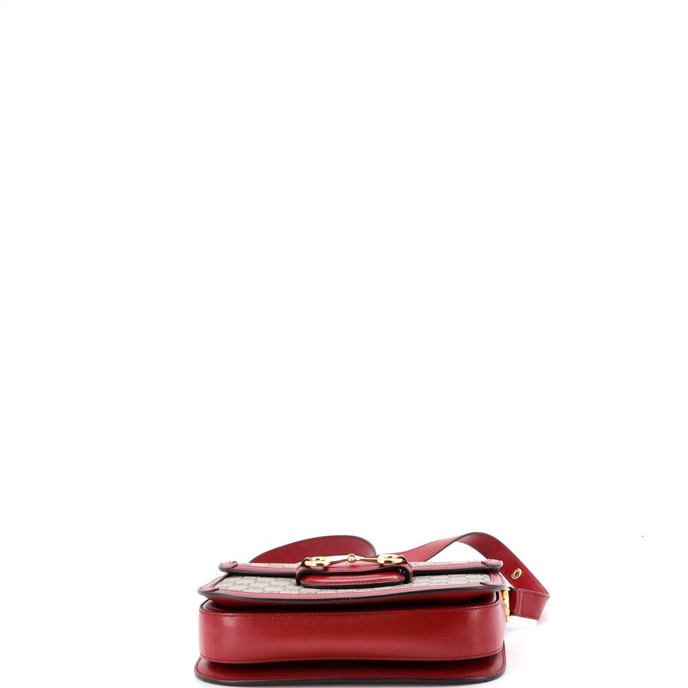 Gucci Horsebit Shoulder Bag Gg Coated #202431G21B - Picture 4 of 7